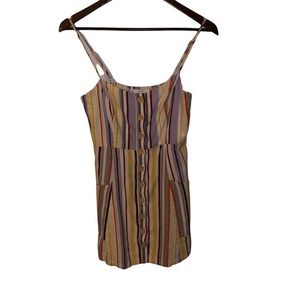 Women's Lush Striped Colorful Dress - Picture 1 of 8